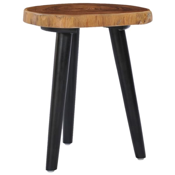 vidaXL Soffbord 40x45 cm massiv teak Brun