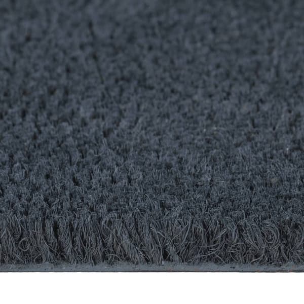 vidaXL Dörrmatta mörkgrå 100x200 cm tuftad kokos Grå