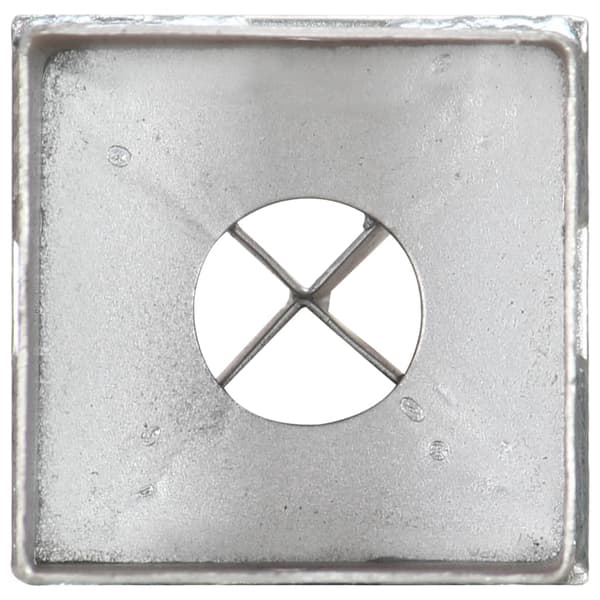 vidaXL Jordspett 12 st silver 8x8x76 cm galvaniserat stål
