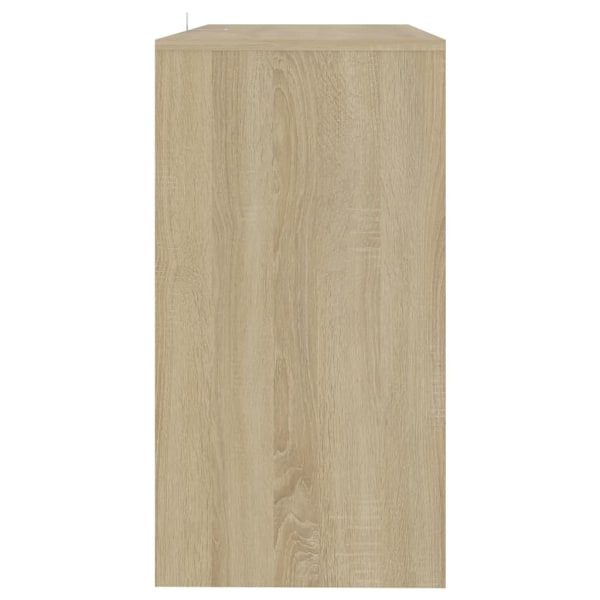 vidaXL Avlastningsbord sonoma ek 89x41x76,5 cm konstruerat trä Beige