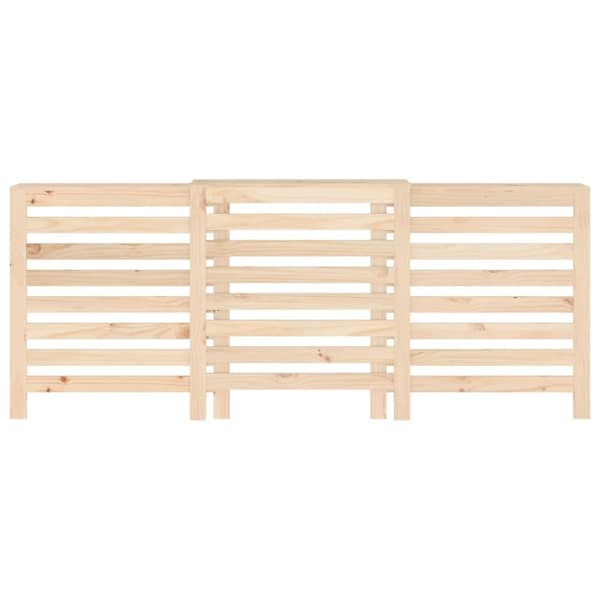 vidaXL Elementskydd 210x21x85 cm massiv furu Brun
