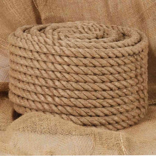 vidaXL Rep 100% Jute 20 mm 100 m Brun