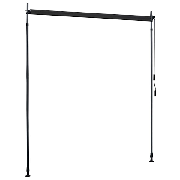 vidaXL Rullgardin utomhus 200x270 cm antracit Antracit