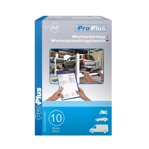 ProPlus Dokumenthållare för verkstad A4 10 st Lila 580042 Lila