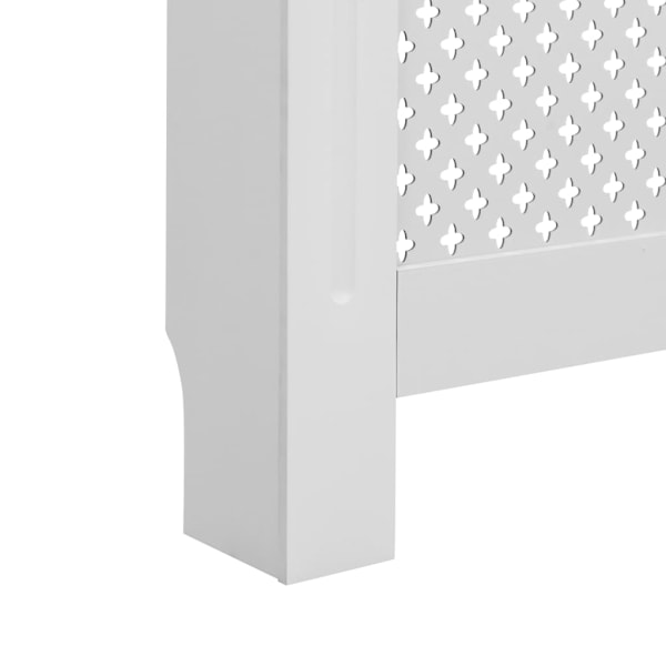 vidaXL Elementskydd 2 st vit 172x19x81,5 cm MDF Vit