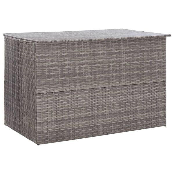 vidaXL Dynbox grå 150x100x100 cm konstrotting grå