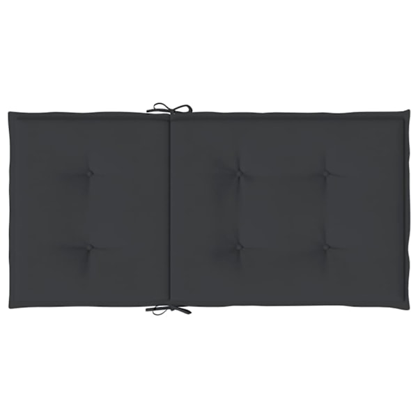 vidaXL Stolsdynor 6 st svart 100x50x3 cm oxfordtyg Svart