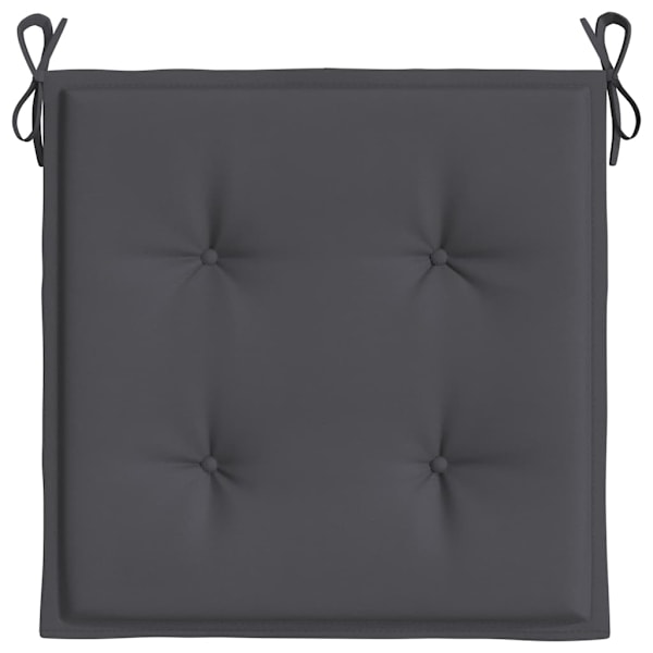 vidaXL Stolsdynor 4 st antracit 50x50x4 cm oxfordtyg Antracit