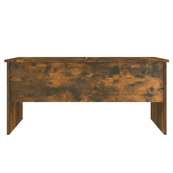 vidaXL Soffbord rökfärgad ek 102x50,5x46,5 cm konstruerat trä Brun