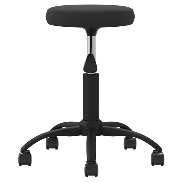 vidaXL Massagepall sammet svart Svart