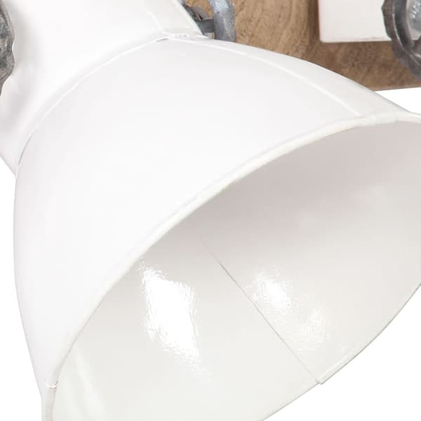 vidaXL Industriell vägglampa vit 90x25 cm E27 Vit