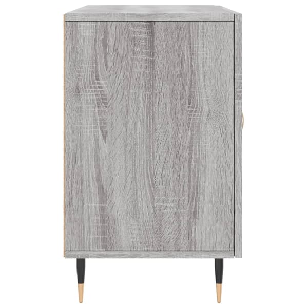 vidaXL Skänk grå sonoma 100x36x60 cm konstruerat trä Grå