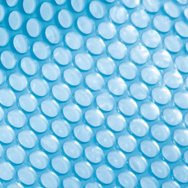INTEX Poolöverdrag solenergi blå 206 cm polyeten Blå