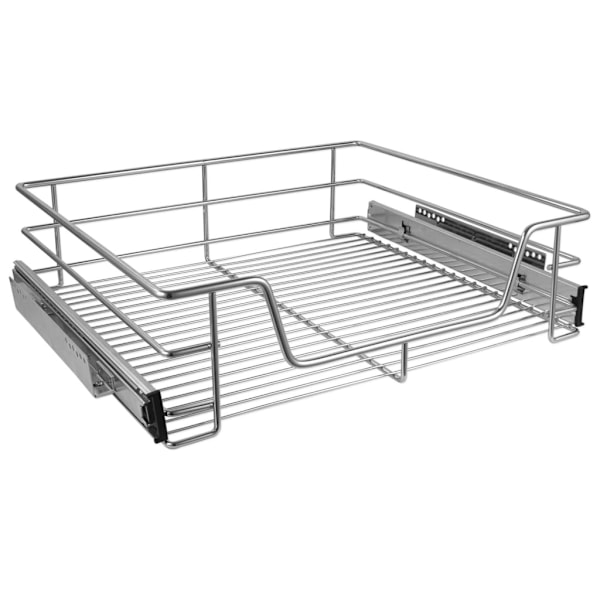 HI Utdragbar korglåda 60 cm Silver