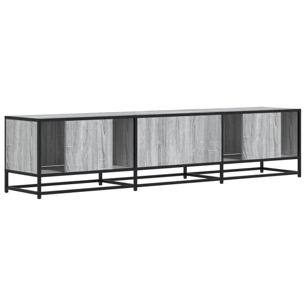 vidaXL Tv-bänk grå sonoma 180x35x41 cm konstruerat trä Grå