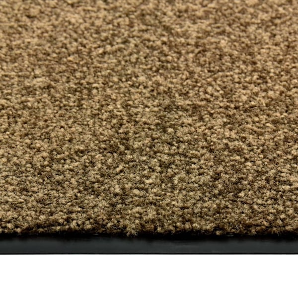 vidaXL Dörrmatta tvättbar brun 120x180 cm Brun