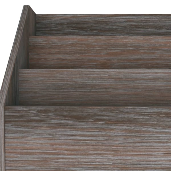 vidaXL Tidningsställ för barn grå 71x30x78,5cm konstruerat trä grå
