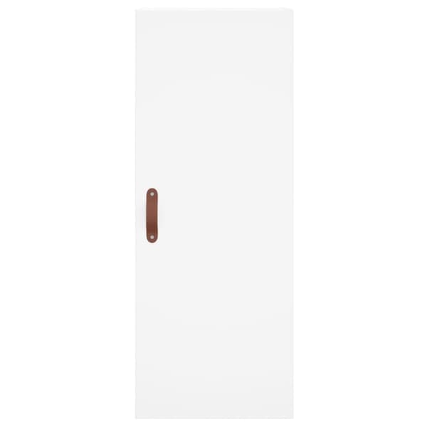 vidaXL Högskåp vit 34,5x34x180 cm konstruerat trä Vit