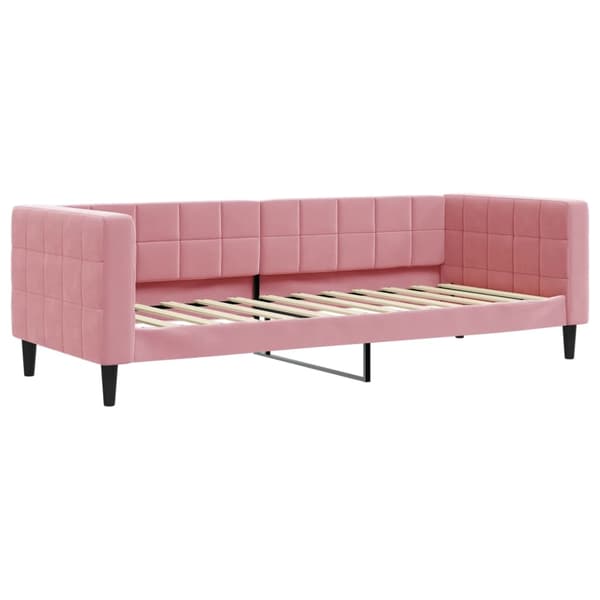 vidaXL Dagbädd rosa 80x200 cm sammet Rosa