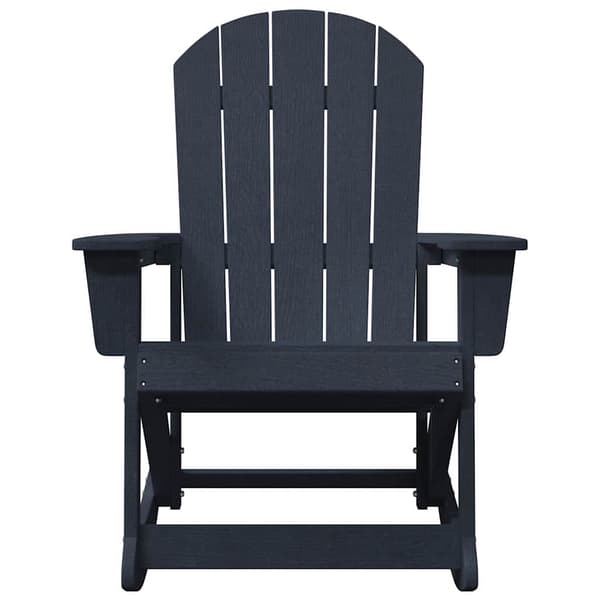 vidaXL Adirondack Gungstolar 2 st Mörkblå HDPE Marinblå