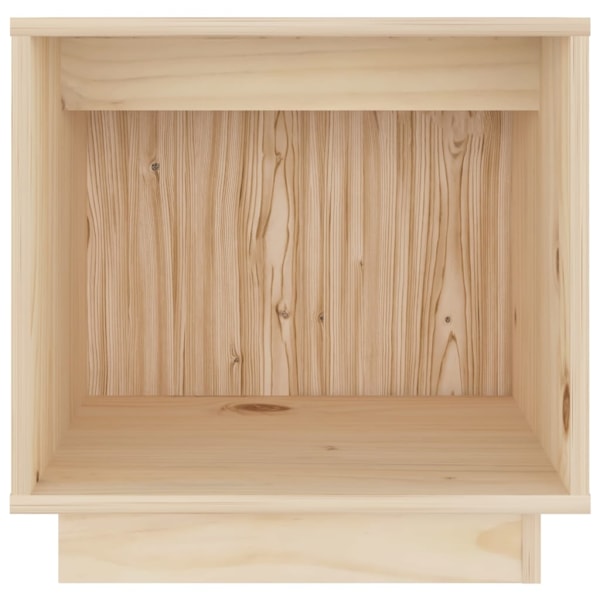 vidaXL Sängbord 40x30x40 cm massiv furu Brun