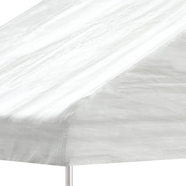 vidaXL Paviljong med tak vit 20,07x2,28x2,69 m polyeten Vit