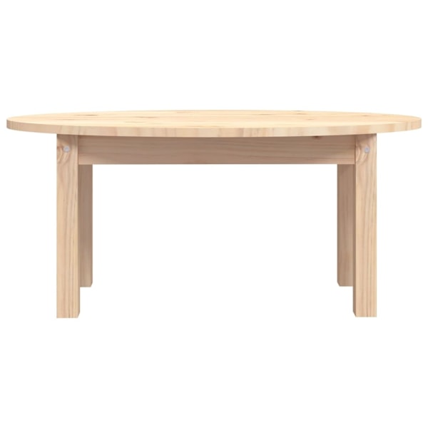 vidaXL Soffbord 80x40x35 cm massiv furu Brun