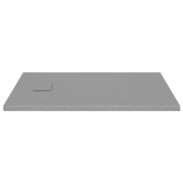 vidaXL Duschkar SMC grå 100x80 cm grå