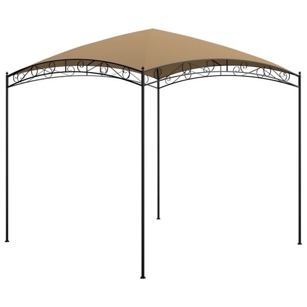 vidaXL Paviljong 3x3x2,65 m taupe 180 g/m² Taupe