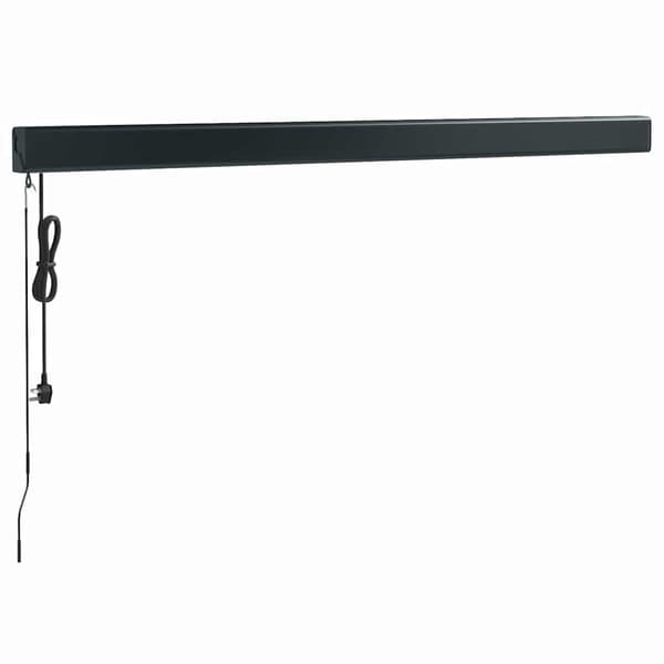 vidaXL Markis infällbar gräddvit 3,5x2,5 m tyg&aluminium Kräm