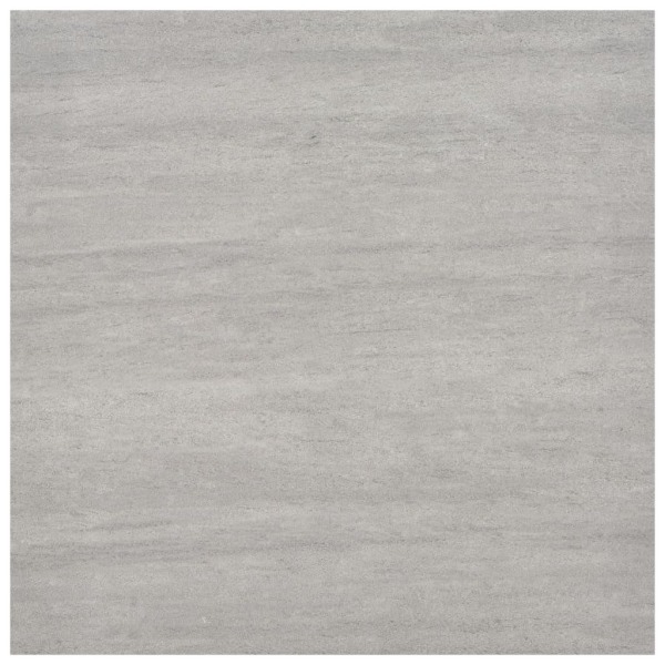 vidaXL Självhäftande PVC-golvplankor 5,11 m² grå strimmor grå