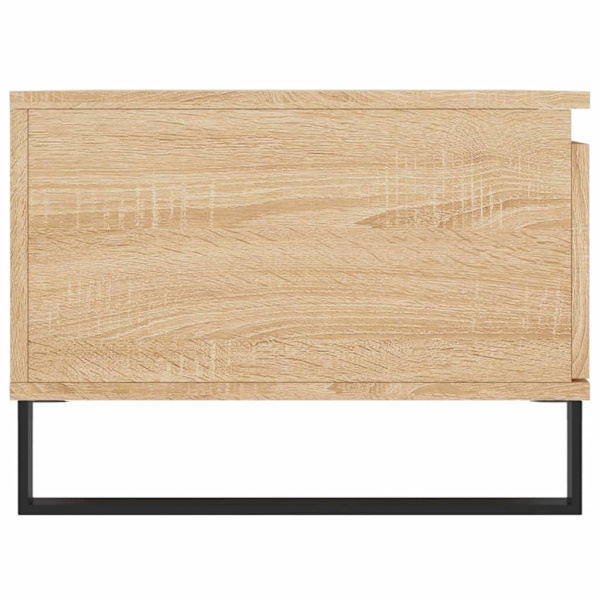 vidaXL Soffbord sonoma-ek 90x50x36,5 cm konstruerat trä Brun