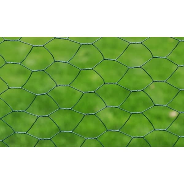 vidaXL Stängselnät Hexagonal 50 cm x 25 m, 1 mm Grön