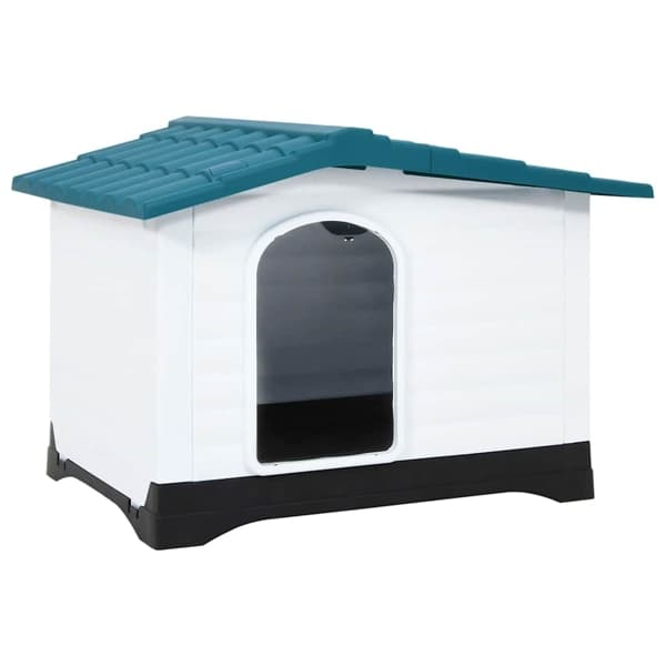 vidaXL Hundkoja blå 90,5x68x66 cm polypropylen Blå