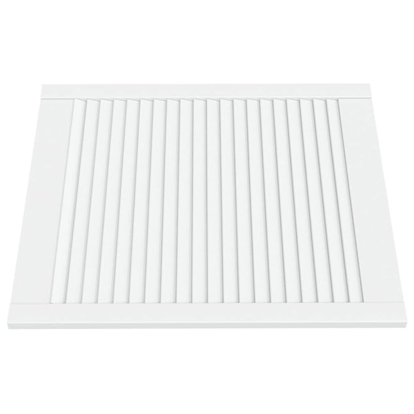 vidaXL Skåpluckor lamelldesign 4 st vit 69x59,4 cm massiv furu Vit