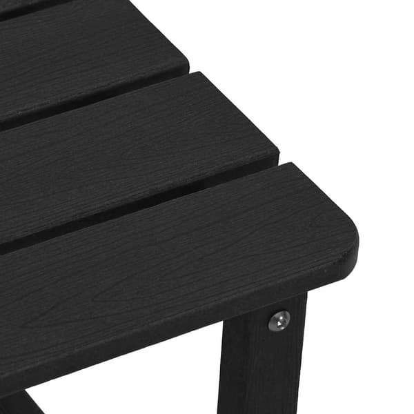 vidaXL Gungstol 3 pcs Svart polyeten Svart
