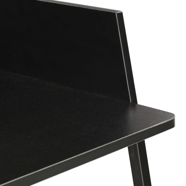 vidaXL Skrivbord svart 90x60x88 cm Svart