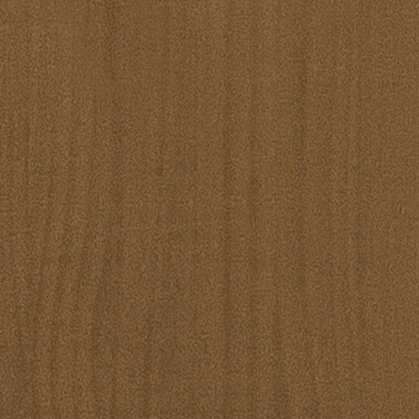 vidaXL Sängram honungsbrun massiv furu 120x200 cm Brun
