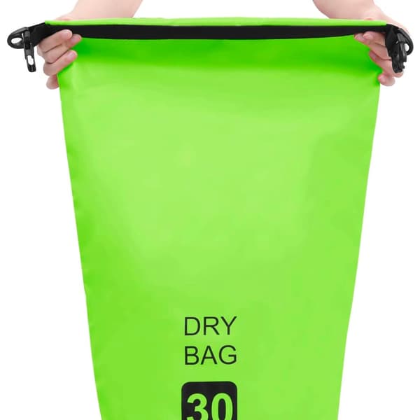 vidaXL Vattentät packpåse grön 30 L PVC