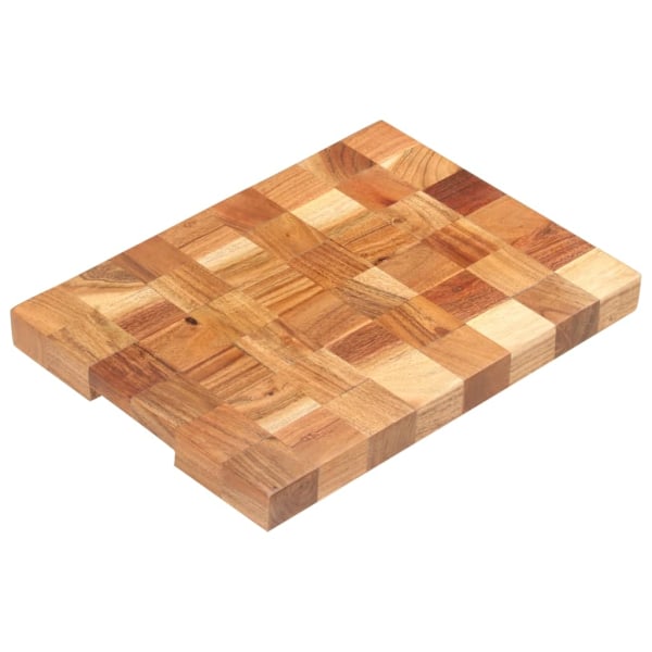 vidaXL Skärbräda 40x30x3,8 cm massivt akaciaträ Brun