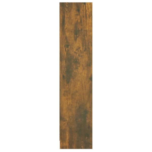 vidaXL Bokhylla rökfärgad ek 60x24x109 cm konstruerat trä Brun