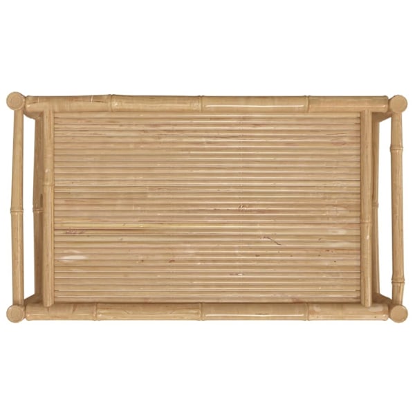 vidaXL Trädgårdsbord 100x55x33 cm bambu Brun