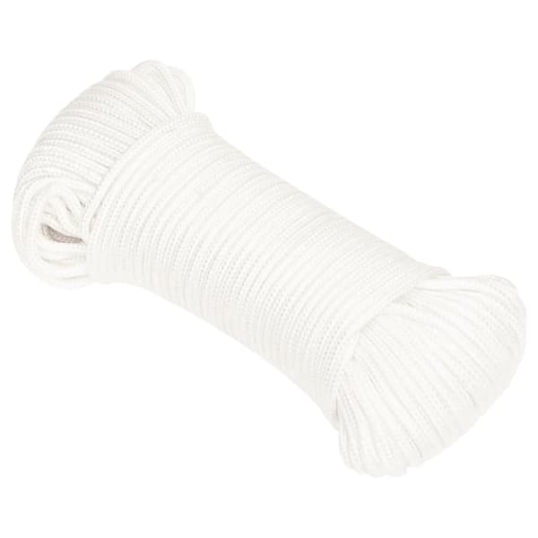 vidaXL Båtlina helvit 5 mm 250 m polypropylen