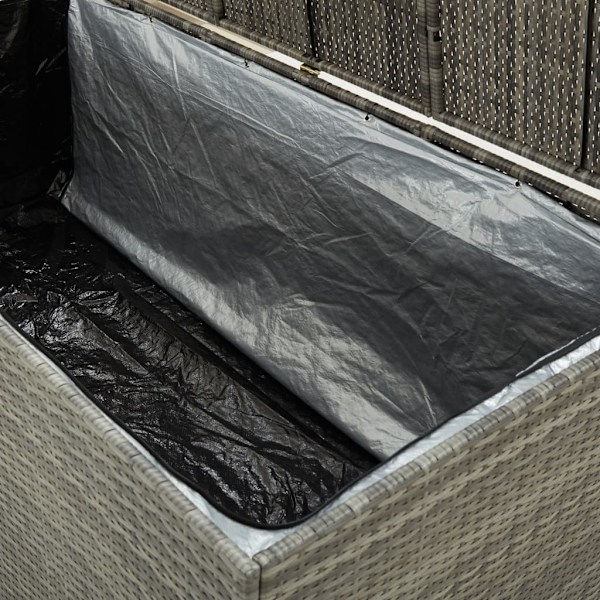 vidaXL Dynbox konstrotting 180x90x70 cm grå grå