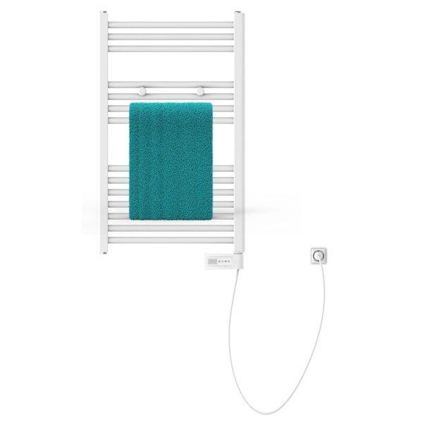EISL Badrumselement med timer vit 80x50x15 cm Vit