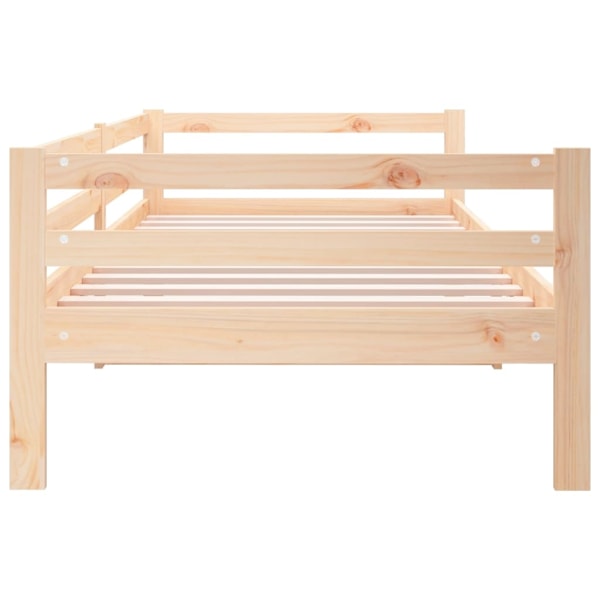 vidaXL Dagbädd 80x200 cm massiv furu Brun
