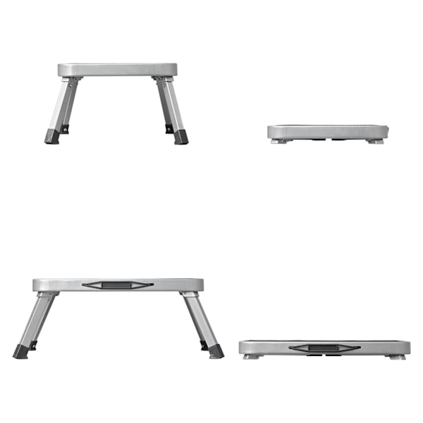 ProPlus Hopfällbar stegpall 150kg metall grå