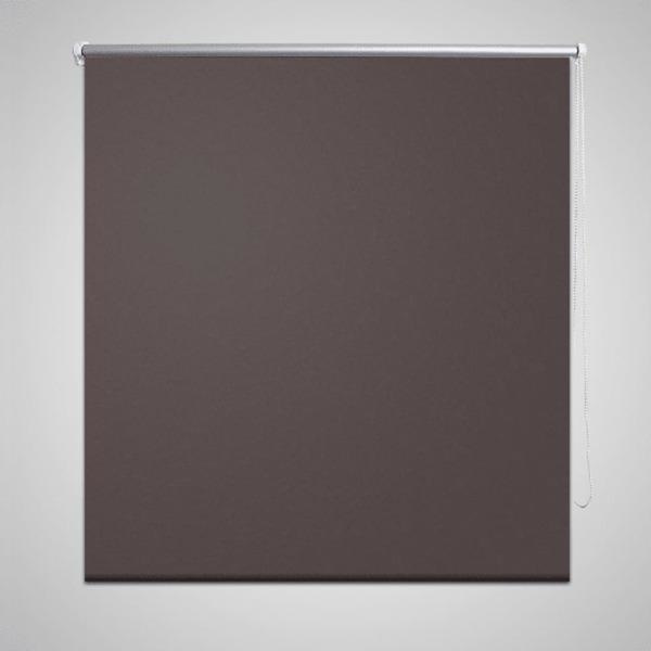vidaXL Rullgardin brun 80 x 230 cm mörkläggande Brun
