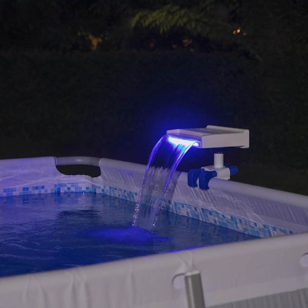 Bestway Vattenfall med LED till pool Flowclear Vit