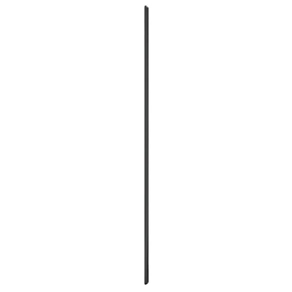 vidaXL Glasskiva för öppen spis rektangulär 100x50 cm